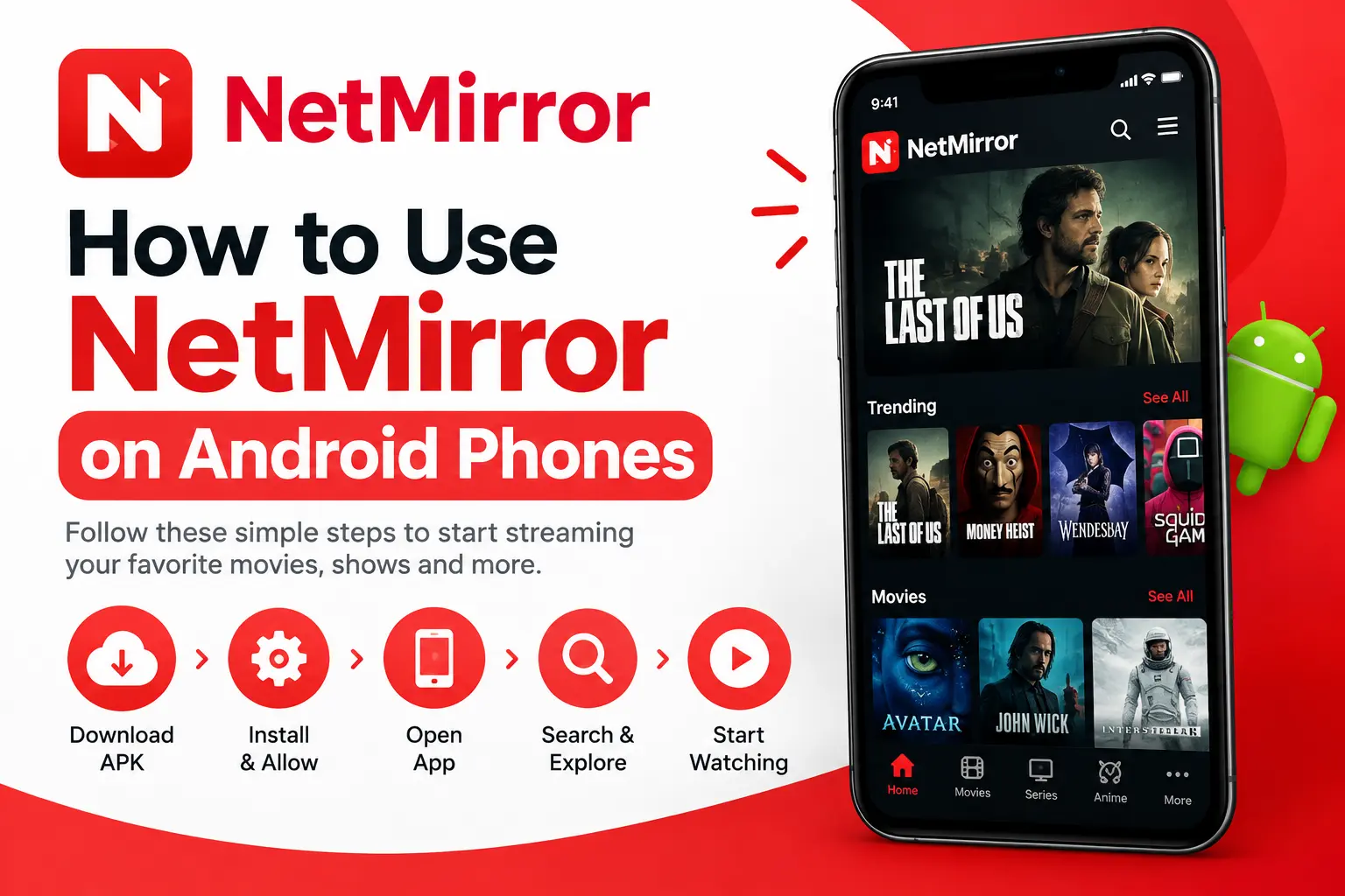 NetMirror Apk Download Latest Version V6.0 For Android And iOS