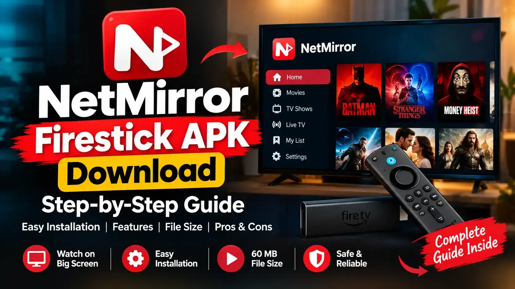 NetMirror Firestick APK Download 2026 Latest Version