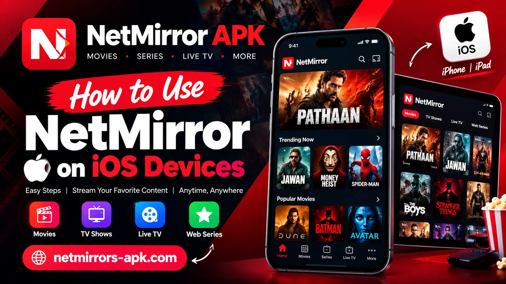 Netmirror APK For iOS Devices Know How to Download
